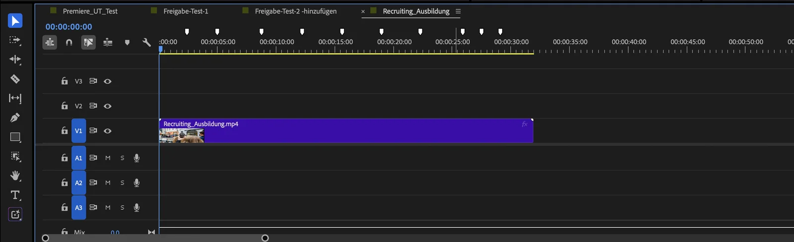 Marker auf der Timeline